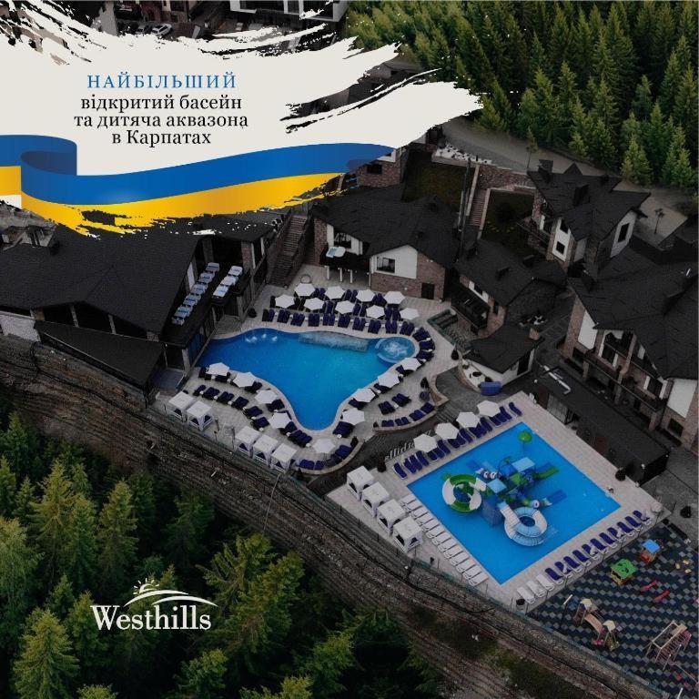 Westhills Cottage Town & Spa Bukovel Exteriör bild